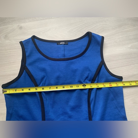 MSK Blue Dress With Black Detailing 💙 - Picture 5 of 5